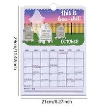 Lịch Fun Us Again 2025, Phù hợp với Sổ tay Lịch cá nhân dí dỏm, Mới lạ, Thích hợp cho Gia đình & Văn phòng, Quà tặng Vui nhộn, Quà tặng Giáng sinh & Năm mới - Màu xanh lam - Xem 2