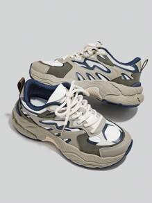 Alan Vincent Green Shoes Women2024  New Thick-Soled Sports Shoes Comfortable And Fashionable Running Shoes Casual  Sneakers Women Outdoor  Shoes Ladies Shoes Breathable Mesh