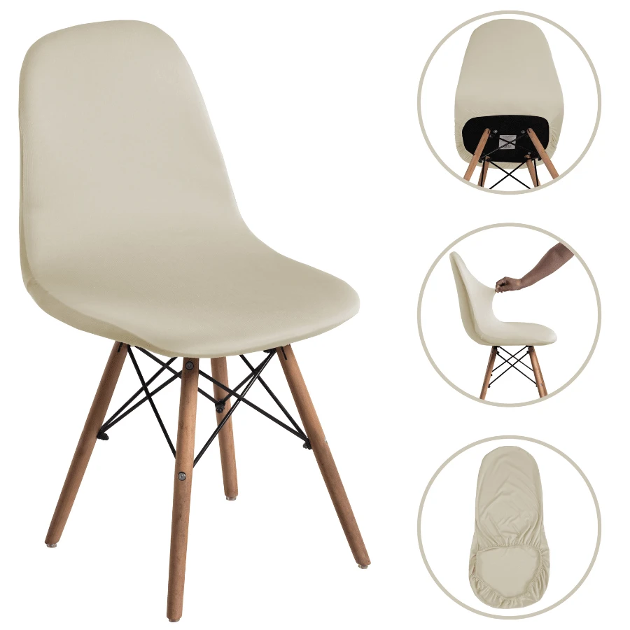 Charles Eames Gel Mesh Chair Cover Kit With Elastic – Paris Enxovais - 稻草 - 查看 1