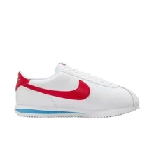 Nike Cortez Women Retro Durable Breathable Low-Top Casual Running Shoes, White & Red, DN1791-108