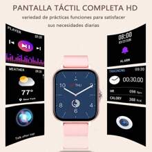 Y13 Reloj Inteligente Con Bluetooth 1.75 Rosa - Rosa - Ver 6