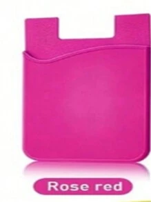 CALINNL 1pc Phone Wallet Stick On Phone For Phone Back 1/2 Pocket Silicone Adhesive Card Cell Phone Sleeves Cell Phone Wallet Silicone Adhesive Phone Stick On Wallet For Phone Case Phone Pocket For Most Phones Phone Suction Card Cover Card Holder Wallet Business Card Holder Credit Card Holder Women For Women For Men Card Wallet Magsafe Wallet