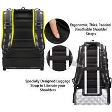 BAIGIO Backpack 25L Waterproof Trekking Backpack Military Molle Backpack For Camping Trekking Travel - Black Camouflage Black - View 5