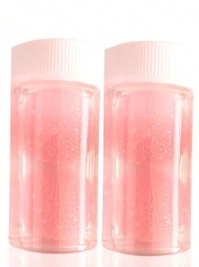 2 botellas de limpiador de pinzas para extensiones de pestañas de 30ml, bolas de esponja de limpieza de pinzas sin residuos que aumentan la fricción, removedor de pegamento líquido