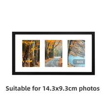 1 件/2 件/套矩形多孔墙面装饰相框，多种颜色可选，适合水平或垂直放置，可悬挂在客厅或门厅墙壁上，仅限相框（不含相纸） - 彩色 - 查看 4