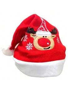 Kerstversiering Cartoon Kerstman Non-Woven Kerstmuts Kerstcadeaus, Willekeurige modellen