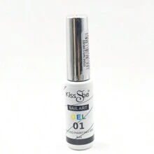 KissShe Nail Art Gel Polish - 黑色 - 查看 1