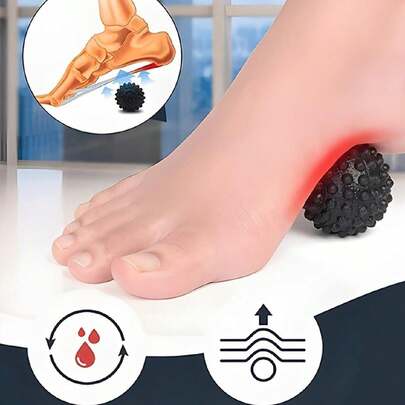 1 Fitness Yoga Massage Ball, Muscle Relaxation Foot Massage Ball For Neck And Shoulder Relaxation Gym Accessories