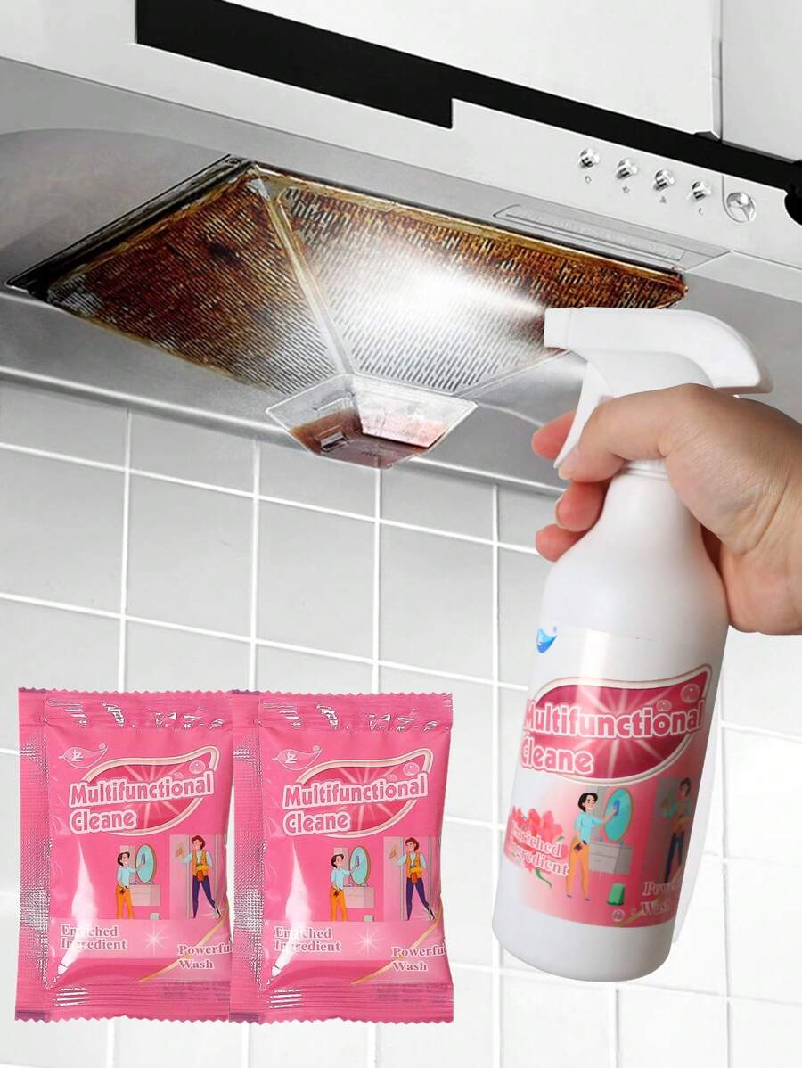 15/10pcs Heavy Duty Foam Cleaner, Removes Grease And Oil On Kitchen