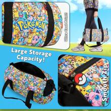 pokemon Travel Bag Gym Overnight Pikachu Sports Football Kit Holdall Hand Luggage Gift - one-size - View 5