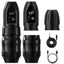 Máquina de tatuar inalámbrica Xnet Titan 2024 con rotatorio tipo lapicero, motor sin núcleo, agarre de 38mm, pantalla LCD digital para artistas y Body - Multicolor - Ver 7