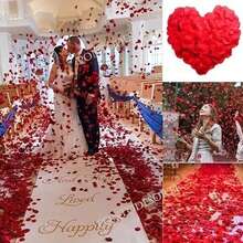 2000 Rose Petals Artificial Red And Colors Decoration Handmade Flowers Valentine's Day Birthday Party Groom Wedding - FF1 - 查看 4