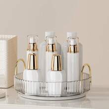 Rotating Makeup Organizer, High-Capacity Bathroom Organizer Countertop Skincare Perfume Cosmetics Organizer,Room,Home,Bedroom,Bathroom,House,Pink Room,Living Room Decor,Travel Stuff,Gift Bag,Gifts For Mom,Dad,Men,Friends,Teacher,Birthday,Wedding,Desk,Shelves,Accessories,Gift Boxes,Funny Gift,Storage