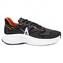 Tênis Masculino Corrida Advanced Speed Com Sola de Eva com Tecnológica Amortecimento E Velocidade - Laranja - Visão 3