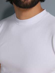 Men's T-Shirt Made Of High Quality Cotton Fabric - trắng - Xem 6