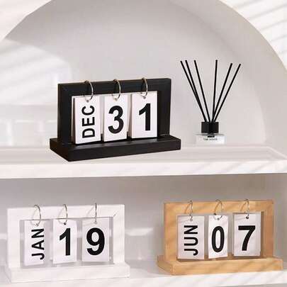 2025年台历，简单实用的多功能桌面装饰，返校，学校用品