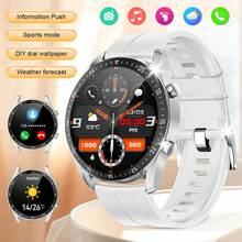 Đồng hồ thông minh xúc giác toàn màn hình 1,53 inch mới nhất năm 2024 dành cho nam, hỗ trợ gọi/nhận điện thoại, đếm bước chân, theo dõi lượng calo, nhiều chế độ thể thao, báo thức, cảnh báo cuộc gọi/tin nhắn đến, tương thích với Android và IOS - Nhiều màu - Xem 11