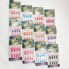 Fire Nails Press On Gel Nail - 黑色 - 查看 2