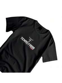 Women's T-Shirt TexasFarm Countryside Flag Country Agro Boiadeira - màu đen - Xem 3