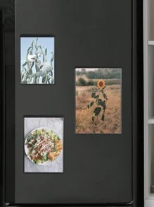 1pc Transparent Multi-Size Photo Magnetic Frame, Photo Magnetic Bag Photo Storage Bag, Transparent Magnetic Photo Frame, Fridge Magnetic Photo Frame