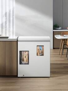 1pc Transparent Multi-Size Photo Magnetic Frame, Photo Magnetic Bag Photo Storage Bag, Transparent Magnetic Photo Frame, Fridge Magnetic Photo Frame