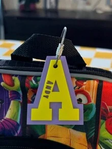 Wholesale Acrylic Name Tags Key Chains, Children Backpack Letter Pendant Acrylic Tagback To School Winter Gift Ideas Boy Girl Valentine's Day - Multicolor - View 5