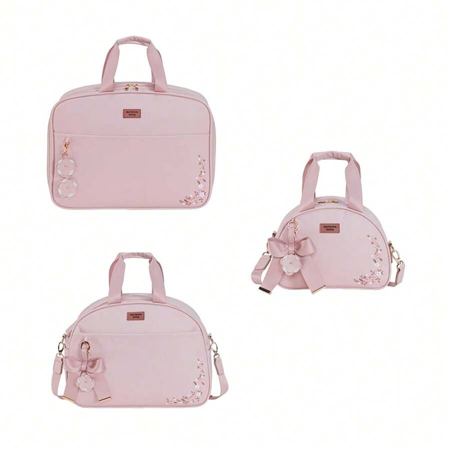 Batistela Baby Fiore Maternity Suitcase And Bags - 淺粉色 - 查看 1