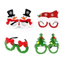 1/3/4/6 PCS Christmas Decorations, Christmas Glasses, Party Decorations, Christmas Products, Snowman Deer Antler Eyeglass Frames