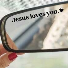 1 miếng dán gương chiếu hậu tiếng Anh cho xe hơi, miếng dán gương chiếu hậu - Nhiều màu - Xem 12