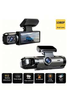 Vavupo 1080P Dual Camera Dash Cam For Cars With IR Night Vision, Loop Recording, And Wide Angle Lens - 3.16 Inch IPS Screen - Dual Lens+32G Crad - View 6