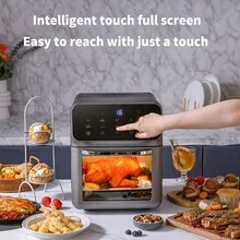 10L Stainless Steel Air Fryer – Dishwasher Parts With 5 Presets – Roast, Bake, Broil, Air Fry And Keep Warm – Quick & Easy Meals - US A Type Plug(110-127V) - View 5