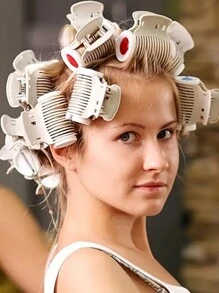 12 pinzas rizadoras de unicolor (1 pieza/unidad), ideales para teñir, hacer permanentes y cuidar el cabello. Pinzas aislantes, pinzas térmicas para peinados y estilismo. Pinzas rizadoras con barra y mango en caliente para diseños de peinado. Pinzas para fijar rulos. Accesorios de peluquería para rizar el cabello. Perfectos para la vuelta al cole. Rizadores de pelo. Herramientas para rizar el cabello. Rizadores sin calor. Accesorios para el cabello. Cepillos para rizar el cabello. Peluquerías. Ondas sin calor. Peinados. Peluquerías. Cabello rizado. Rulos. Rizadores sin calor. Difusor de rizos. Viajes. Productos para el cabello. Accesorios de peluquería. Peluquerías. Equipo de peluquería. - Multicolor - Ver 5