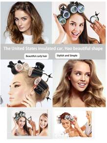 12 pinzas rizadoras de unicolor (1 pieza/unidad), ideales para teñir, hacer permanentes y cuidar el cabello. Pinzas aislantes, pinzas térmicas para peinados y estilismo. Pinzas rizadoras con barra y mango en caliente para diseños de peinado. Pinzas para fijar rulos. Accesorios de peluquería para rizar el cabello. Perfectos para la vuelta al cole. Rizadores de pelo. Herramientas para rizar el cabello. Rizadores sin calor. Accesorios para el cabello. Cepillos para rizar el cabello. Peluquerías. Ondas sin calor. Peinados. Peluquerías. Cabello rizado. Rulos. Rizadores sin calor. Difusor de rizos. Viajes. Productos para el cabello. Accesorios de peluquería. Peluquerías. Equipo de peluquería. - Multicolor - Ver 7