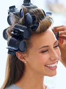 12 pinzas rizadoras de unicolor (1 pieza/unidad), ideales para teñir, hacer permanentes y cuidar el cabello. Pinzas aislantes, pinzas térmicas para peinados y estilismo. Pinzas rizadoras con barra y mango en caliente para diseños de peinado. Pinzas para fijar rulos. Accesorios de peluquería para rizar el cabello. Perfectos para la vuelta al cole. Rizadores de pelo. Herramientas para rizar el cabello. Rizadores sin calor. Accesorios para el cabello. Cepillos para rizar el cabello. Peluquerías. Ondas sin calor. Peinados. Peluquerías. Cabello rizado. Rulos. Rizadores sin calor. Difusor de rizos. Viajes. Productos para el cabello. Accesorios de peluquería. Peluquerías. Equipo de peluquería. - Multicolor - Ver 2