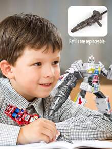 1pc Robot Themed Ballpoint Pen, Creative Stationery For Boys, Children Festival Gift