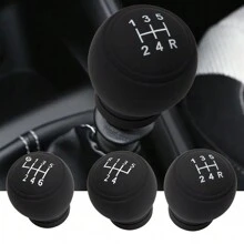 Easypie Selection 1pc Universal Gear Shift Knob Silicone Cover Gear Rod Protect Case Dustproof WaterProof Lever Handle Skin Nonslip Manual Shifter