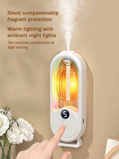 New Aroma Diffuser USB Essential Oil Air Humidifier Creative Gift Night Light Humidifier Special Atmosphere Ornament Aroma Diffuser Battery Fragrance Essential Oil Diffuser Hotel Bedroom New Room Air Freshener Toilet Deodorization