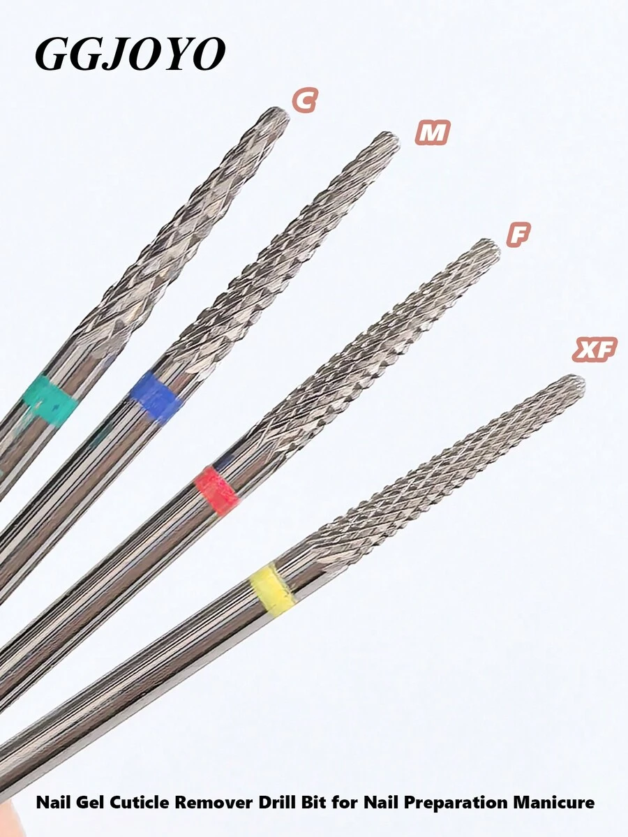 GGJOYO 1pc Safety Under Nail Cleaner Nail Drill Bit Tungsten Carbide