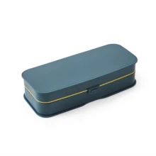 Solid Color Minimalist Sewing Kit With Case Repair Kit For Adults And Children Sewing Supplies, Needle And Thread Kit For Sewing Traveling Family Daily Or Emergency Kit - 淺藍色 - 查看 8
