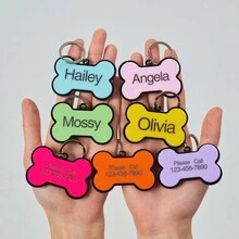 Móc chìa khóa Acrylic tùy chỉnh, Có thể tùy chỉnh tên cá nhân, Thẻ tên Acrylic, Móc chìa khóa, Thích hợp cho mùa thu/đông, Áp dụng cho mọi dịp, Quà tặng - Nhiều màu - Xem 2