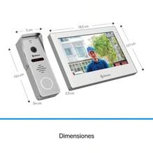 STEREN Video timbre Wi-Fi* con pantalla touch a color de 7", compatible con asistentes de voz Detección de movimiento CCTV-0990 | Para uso exterior | Detección de movimiento | Visión nocturna | Videovigilancia - Tipo de Enchufe A USA (110-127V) - Ver 10