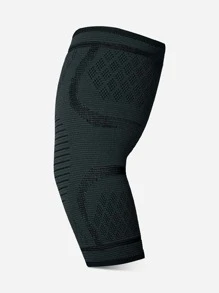 1 pieza Codo Soporte de compresión - Manga para el codo para tendinitis, codo de tenista y tratamiento de codo de golfista, artritis, entrenamientos, levantamiento de pesas - Reducir el dolor de codo Accesorios de gimnasio - Negro - Ver 2