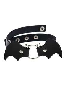 1 Peça Colar Fashion Anime Exposição Cosplay Choker Coração Doce Legal para Mulheres Harajuku Gothic Halloween Jóias de Couro
