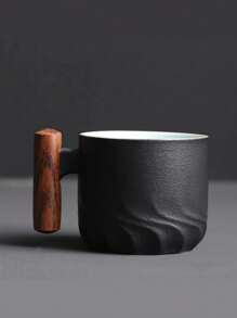 1 pièce / 2 pièces / 4 pièces Tasse à café italienne en céramique avec manche en bois, tasse à thé avec manche en santal, infuseur à thé et couvercle, tasse à thé en céramique avec manche en bois japonais, petite tasse à café en porcelaine avec dégradé de glaçure, petite tasse à thé de type Kung Fu en céramique. Coffret cadeau adapté pour le thé de l'après-midi, tasse à expresso italienne, mini tasse à café japonaise simple - Multicolore - Voir 17