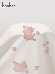 2 件柔软舒适的婴儿床床单，合身，可爱的动物图案，透气且柔软，完美的婴儿洗礼、万圣节、新年礼物，爱情情人节 - 2條裝卡通床單 - 查看 9