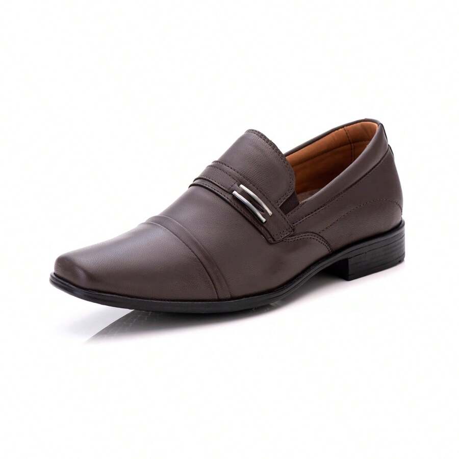 UltraConfort Men's Genuine Leather Dress Shoes - Cà phê nâu - Xem 1