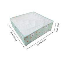 6/7/20Grids Underwear Storage Box Supplies Panty Storage Drawer Compartment Box Multifunction - Multicolor - View 7