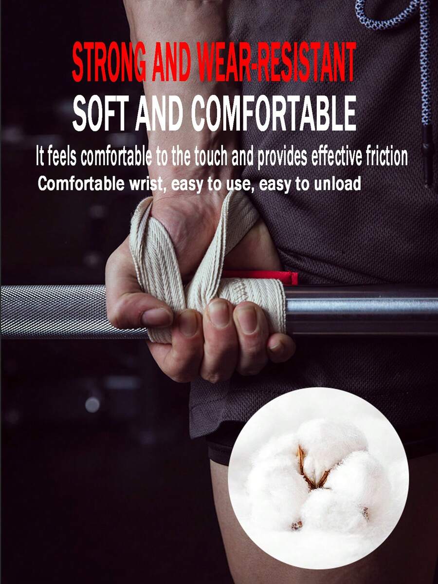 1Pair Wrist Straps For Weight Lifting Lifting Straps For