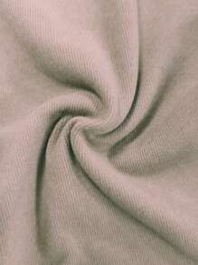 2pcs Women Sports & Casual Knit Cardigan Jacket (Button Style) And Drawstring Pants Set - Coffee Brown - View 8