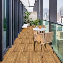 1/6/10/20 Pcs PVC Peel And Stick Flooring, Faux Wood Grain Textured, Easy To Install And Waterproof, Suitable For Bathroom And Kitchen, Size: 6" X 35" - Multicolor - View 10